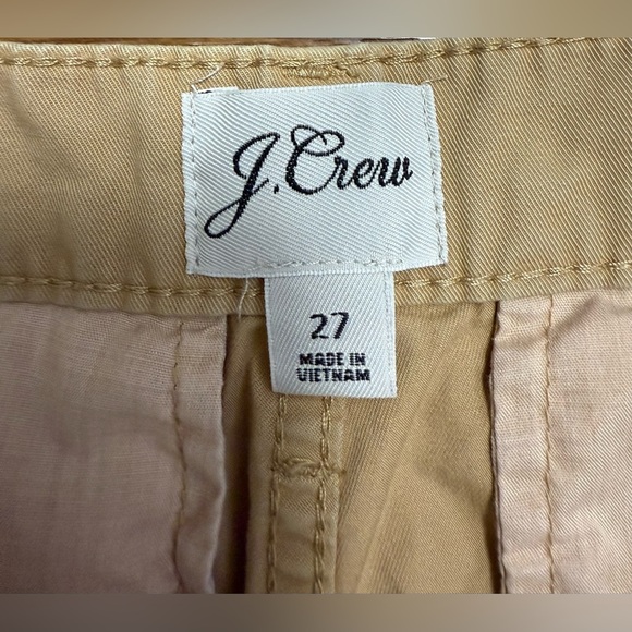 Women’s J Crew khaki slouchy boyfriend chino pants preppy casual size 27 EUC - Picture 6 of 10